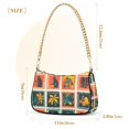 thumbnail image 3 of FORMRS Womens Shoulder Bag with Chain Strap Clutch Purse Cute Tote Handbag, Jungle Stamp, 3 of 7