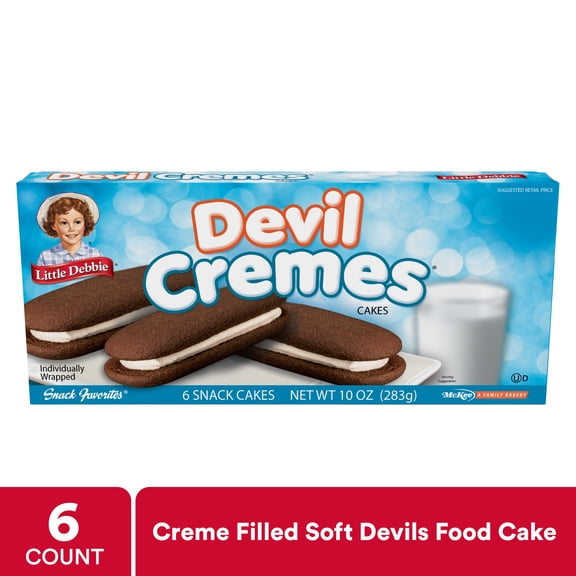 Little Debbie Devil Cremes Cakes, 10 oz (6 count)