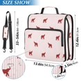thumbnail image 2 of FORMRS Zipper Binder with Shoulder Strap 2-inch Ring 500 Sheet Capacity File Bag, Abstract Elephant Pattern, 2 of 5