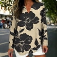 thumbnail image 5 of Women's Blouses V Neck Dressy Casual Long Sleeve Tops Business Work Raglan Shirts Fashion, 5 of 5