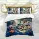 thumbnail image 5 of Buzz Lightyear Conjunto de sábanas temático, trío de piezas, cómodo y amigable con la piel, diseño único, regalo de decoración para el hogar para familiares, amigos y fans,140cm *210cm, 5 of 6