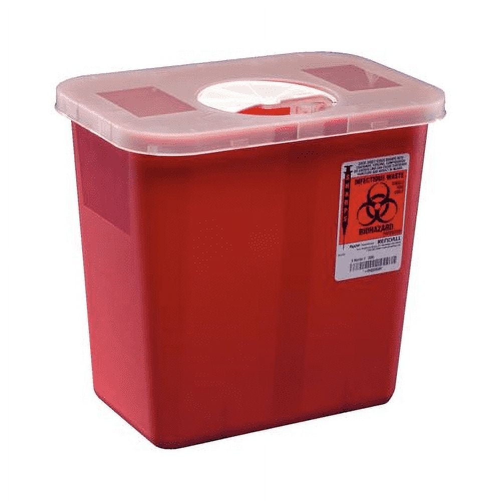 Kendall Healthcare Sharps Container 8970 SharpStar Rotor Opening Lid 2 Gallon