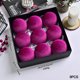 thumbnail image 1 of pstuiky Adornos navideños de 9 piezas: Árbol de Navidad pintado de 8 cm de diámetro, varios estilos, bolas colgantes de colores. Juego de 9 adornos navideños., 1 of 2