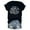 Noir, variante sur Hvobtty T-Shirt à Manches Courtes Col Rond Décontracté pour Femmes, T-Shirt de Sport de Baseball Imprimé avec Col Rond et Haut à Manches Courtes