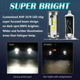 thumbnail image 5 of H13/9008 LED Headlight High Low Beam Bulbs Fits Chevy Spark 2013-2021 6500K White Error Free 2pcs, 5 of 12