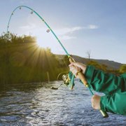 Bluefire Spinning Fishing Rod and Reel Combo, Fishing Pole Kit with Rubber Cork Handle,Stainless Steel Guides and Ceramic Rings