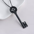 thumbnail image 3 of Halloween Metal Key Skeleton Props Neil Gaiman Black Treasure Chest Key Necklace, 3 of 6