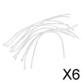 thumbnail image 1 of Colaxi 6X 10pcs High Tension Fly Fishing Line Braided Loop Connector 30LB White, 1 of 8