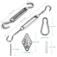 thumbnail image 2 of Shade Sail Fixing Kit, Stainless Steel Sun Shade Sail Fixing Kit For Triangle And Square, Rectangle, Sun Shade Sail Fixing Accessories, 2 of 5