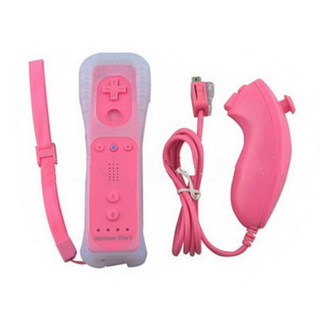 - Wireless Gesture Controller And Nunchuck Jostick For Wii/Wii U Nintendo Console + Built In Motion Plus Remote