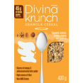 thumbnail image 1 of Divina Krunch Granola | Omega Nuts & Seeds Cereal | 400g | Wholesale Pack - 32 units, 1 of 5