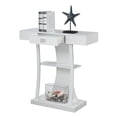 thumbnail image 3 of Pemberly Row Table Console Transitionnel, Fini Bois Blanc, 3 of 5