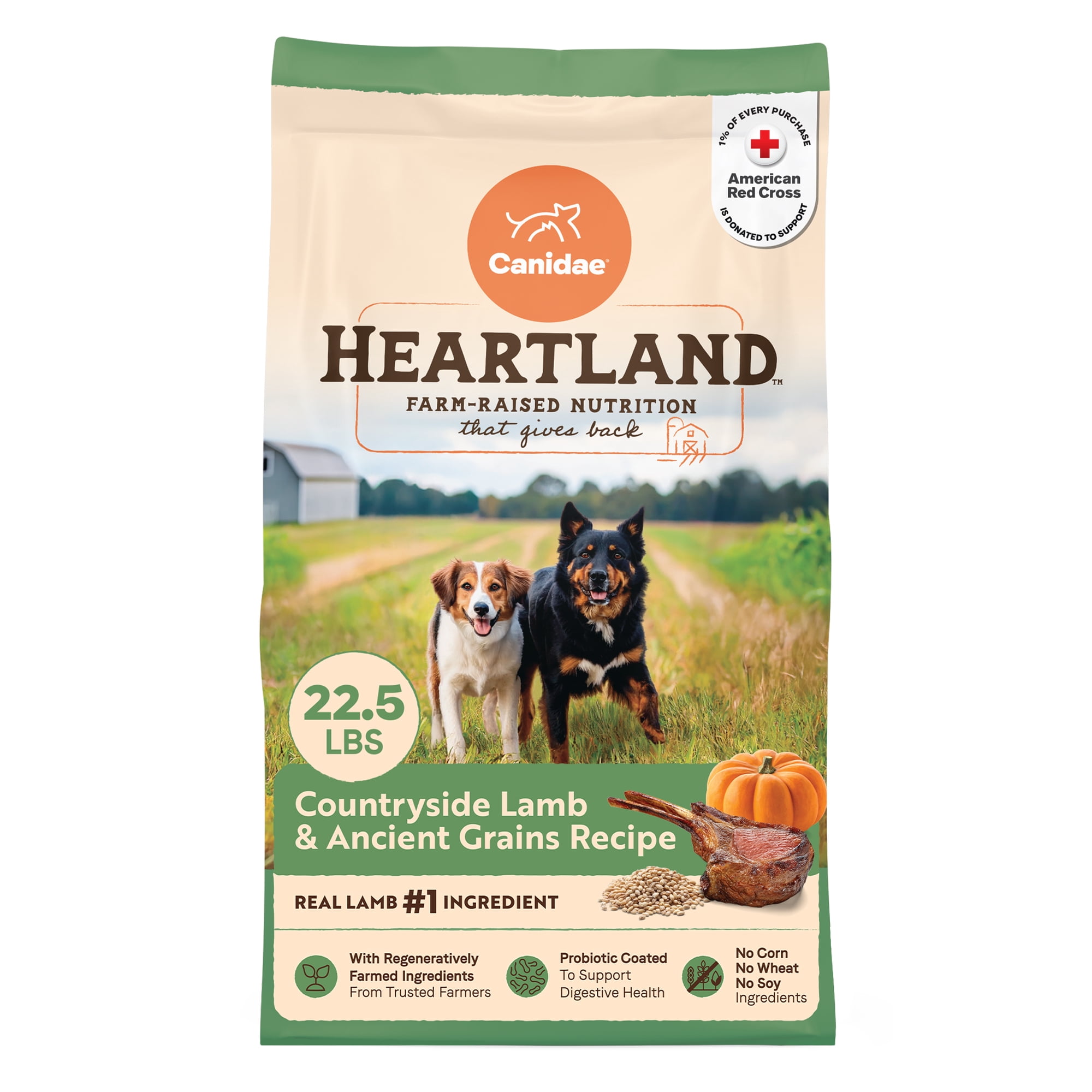 Canidae Heartland Countryside Lamb & Ancient Grains Dog Food, 22.5 lb. Bag