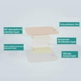 thumbnail image 4 of Dimora Silicone Foam Dressing Silver Ag Sterile Wound Bandage with Gentle Silicone Adhesive Border 4"x 4" 5 Packs, 4 of 7