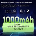 thumbnail image 4 of PKCELL AA Rechargeable Batteries NiMH 1000mAh 1.2v Garden Solar Ni-Mh Light LED 8PCS, 4 of 6