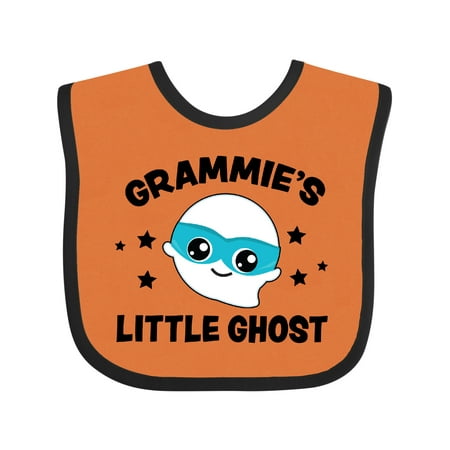 

Inktastic Cute Grammie s Little Ghost with Stars Gift Baby Boy or Baby Girl Bib