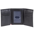 thumbnail image 2 of Cartera Tommy Hilfiger RFID de piel delgada con triple pliegue, color negro oscuro, 2 of 5