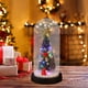 thumbnail image 5 of Mini Árbol de Navidad con Cubierta de Vidrio y Luz Led de Colores, Adorno Decorativo para Escritorio, 5 of 6
