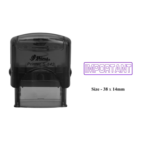 eloria Cash Text Self Inking Rubber Stamp Business Custom Stamp Office Stationery