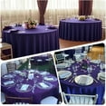 thumbnail image 3 of 8 Pack Purple Round Tablecloth 90 Inch Round Table Cloth, Wrinkle Resistant and Washable Tablecloth Polyester Fabric Table Cloth Round Cover for Dining Wedding Banquet Party, 3 of 11