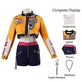 thumbnail image 2 of K-pop Rumi Cosplay Set With Wig Anime Uniform Halloween Carnival Party Costume For Women.., 2 of 5