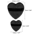 thumbnail image 2 of 4 piezas de polvos sueltos Puff Face Soft Heart Shape Puff Blender Herramienta de maquillaje de belleza Short Plush Red and Black Unique Bargains polvos-para-la-cara, 2 of 6