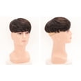 thumbnail image 1 of Cheveux Toupet, Remplacement de Résistance à la Chaleur Pièce de Cheveux Homme Réaliste à la Mode pour la Vie Quotidienne pour les Messieurs, 1 of 8