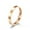 Rose Gold, variant on 3mm Blue/Silver/Gold/Rose Gold/Black Bands Women Men's Titanium Steel Party Ring