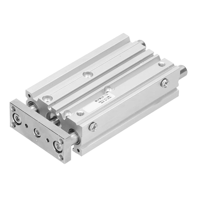 Cilindro neumático con 3 varillas guía para herrajes de aleación de aluminio tipo SMC MGPM16X75