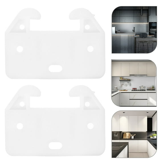 PENIKOKO 20Pcs Plastic Drawer Glides Bottom Mount Replacement Brackets for Drawer Repair