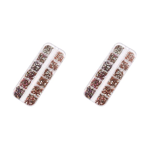 Bolsa de cristal Soidarity pequeño brillo diamantes de imitación personalizados para uñas