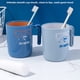 thumbnail image 4 of Bearachild Taza lindo pato Animal tazas de cepillado portátiles personalidad reutilizable moda de soporte para cepillo de Suministros de limpieza para el hogar Azul claro, 4 of 6