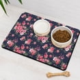 thumbnail image 3 of Aesthetic Pet Feeding Mat - Artistic Floral, Waterproof Dog Bowl Mat for Large Breeds, 3 of 5