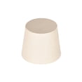 thumbnail image 4 of Unique Bargains Tapered Shaped Solid Rubber Stopper for Lab Tube Stopper 1.14" x 1.46" x1.22" White 10Pcs, 4 of 5