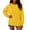 CF08-Yellow, variant on Oversized Sweatshirts for Women Cotton Long Sleeve Casual Tops Crewneck Pullover Sweat Shirts Fall Fashion Clothes Yellow 2XL