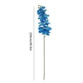 thumbnail image 3 of Fake Flower Bouquet Simulated Phalaenopsis 10 Artificial Flowers Simulated Flower Household Wedding Flower Arrangement High Grade Flower Art Orchid Wedding Decoration Silk Flower,Blue Household Imita, 3 of 6