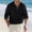 #Black, variant on DPTALR Men's Fashion Loose Turn-Down Collar Button Pocket Long Sleeve Casual Shirt,Black, S