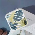 thumbnail image 4 of Creowell Tropical Print Foliage Jewelry Storage Artifacts Box for Necklace, Ring, Earring - Compact Size Travel Case White, 4 of 5
