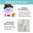 thumbnail image 3 of 150cm LED Lighting Snowman Inflatable Air Pump Indoor Outdoor Inflatable Toys Holiday Christmas New Year Party, 3 of 5