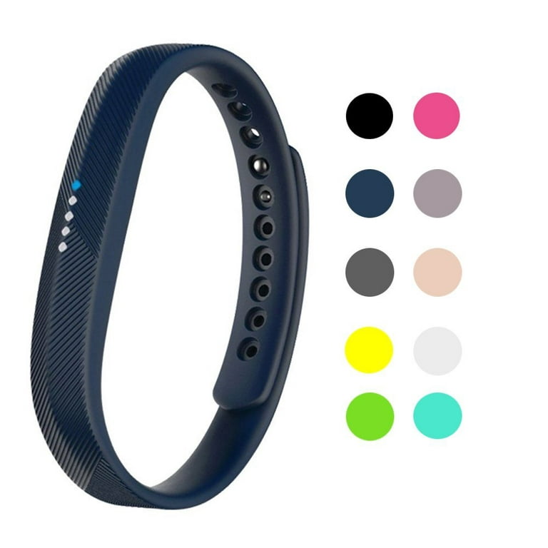 rutine Terapi Salg Fitbit Flex 2 Bands Replacement Wristband Accessories Classic TPU Material  Sport Strap for 2016 Fitbit Flex 2 Fitness tracker(Large, Navy) -  Walmart.com
