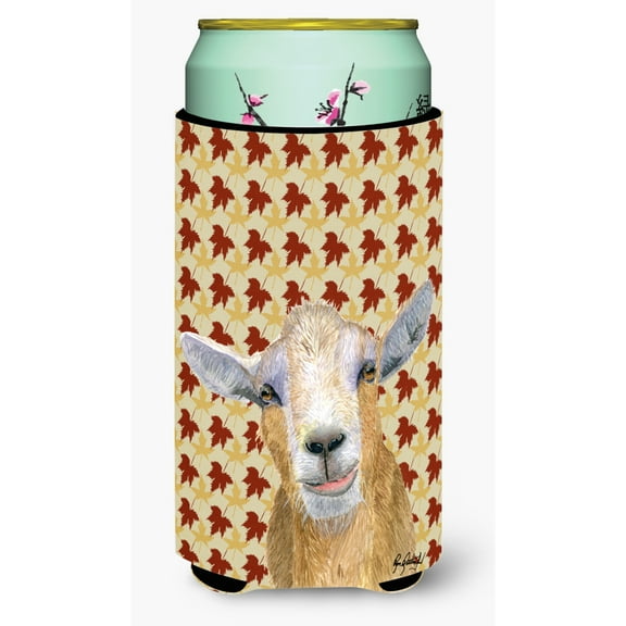 Goat Fall Leaves Tall Boy Hugger
