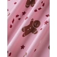 thumbnail image 6 of Family Christmas Pajamas Matching Sets Pink Pattern Top Pant Pajamas Each Set Sold Separately, 6 of 10