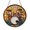 Acrylic 3.5 Inch, variant on Percussion Drum Set Window Suncatcher, Glass Style Musical Hanging Art Decor