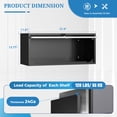 thumbnail image 3 of Fesbos Metal Garage Wall Cabinet with Doors, Wall Mounted Metal Storage Cabinet, Floating Garage Tool Cabinet for Garage, Basement, Kitchen, Warehouse, 3 of 8