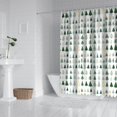 thumbnail image 2 of Green Christmas Tree Pattern Shower Curtain 84"x72" ,Bathroom Decorative Shower Curtains Set with 12 Hooks,Modern Waterproof Washable Shower Curtain, 2 of 6