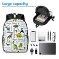 thumbnail image 2 of KAINSY Custom Toddler Nap Mat Set,Preschool Backpack Set,Monogram Green Dinosaur Nap Mats,Kids Sleeping Bag with Pillow for Kindergarten Daycare,Personalized Name Sleeping Mat for Preschool, 2 of 2