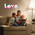 thumbnail image 4 of Amor Luz Novedad Led Alfabeto Marquee Sign Batería Y Usb Power Table Lámparas De Noche Para Interior Hogar Niños Dormitorio Guardería seitruly HA046282-03, 4 of 6