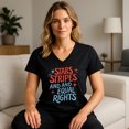 thumbnail image 2 of Fashion Retro Stars Stripes and Equal Rights T-shirt, 2 of 7