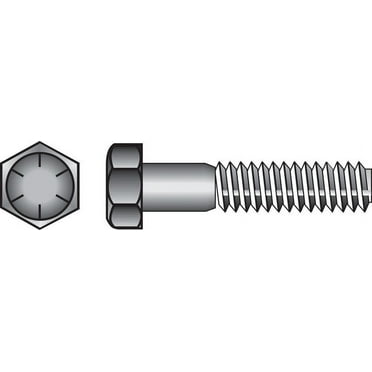 Hillman 1/4" Yellow Dichromate Grade 8 Steel Hex Head Cap Screw