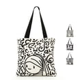 thumbnail image 1 of Bolso Tote de Lona Baglemon para Mujer, Bolso Estético de Hombro con Cierre y Bolsillos Internos, 1 of 7